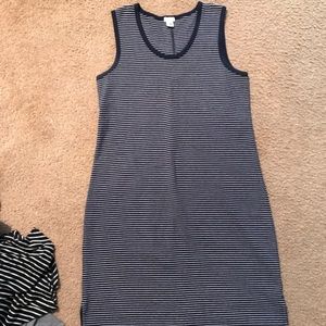J. Crew Navy Cotton Dress